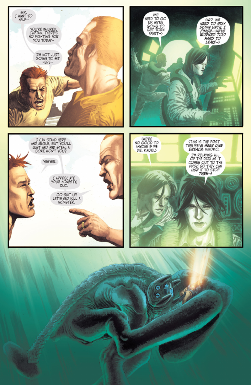 Illustration for article titled The Pacific Rim Comic Has Just the Right Mix of Tragedy and Giant Robots